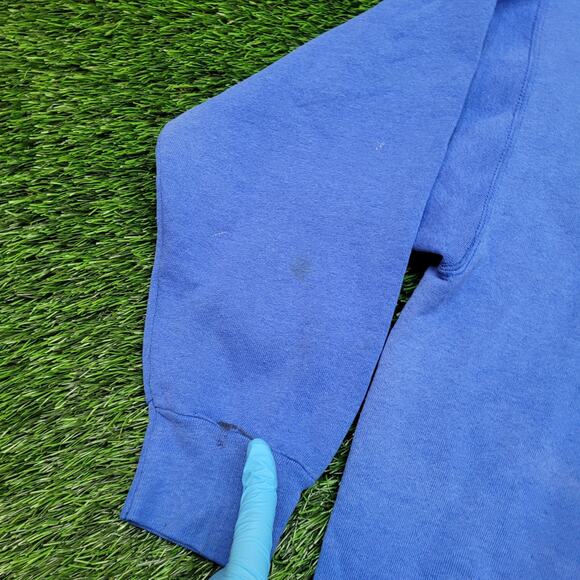 VTG 90s Fruit of the Loom USA Made Boxy Fit College Crewneck Mens Large - Picture 4 of 11